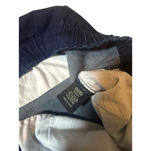 Universal Standard Drawstring Denim Jeans Dark Wash 2XL Plus Size 30 32 Pants - Picture 4 of 7